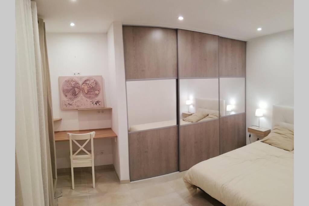Appartement T2 Rez De Villa Proche Bord De Mer Le Pradet Eksteriør bilde